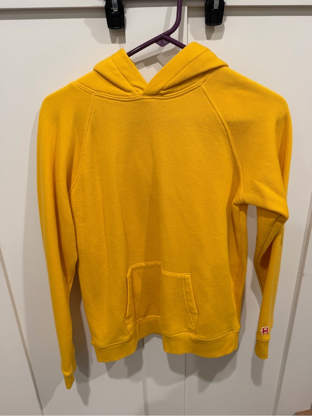 HOMAGE Yellow Hooded Sweatshirt for Kids